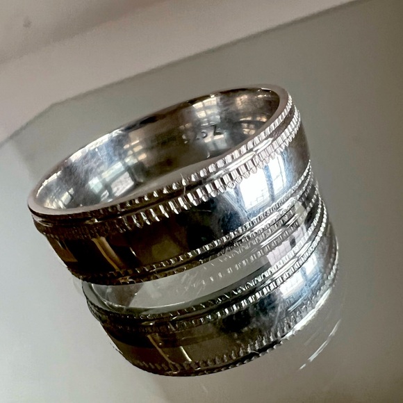 Other - New men’s sterling silver 925 wedding band/ring